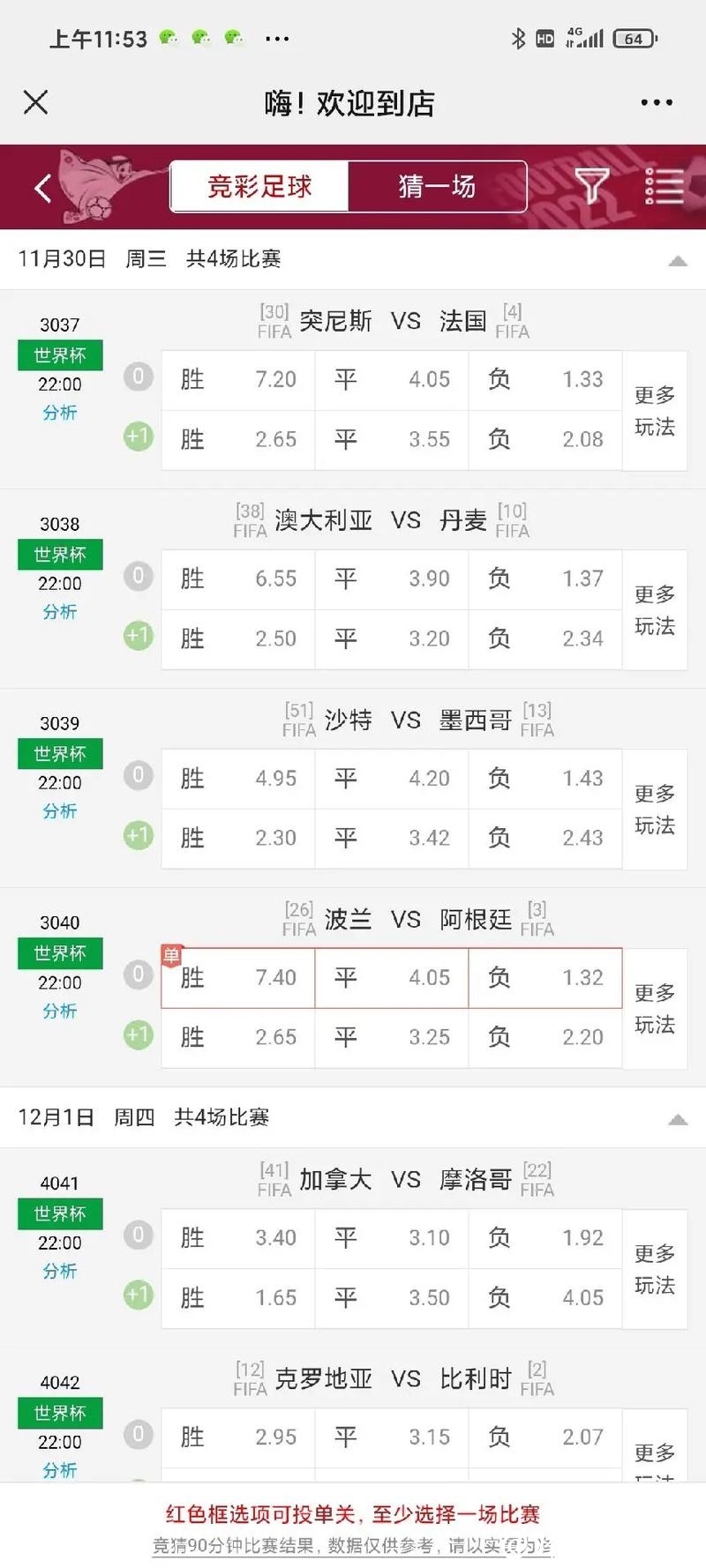 世界杯外围平台赔率对比推荐